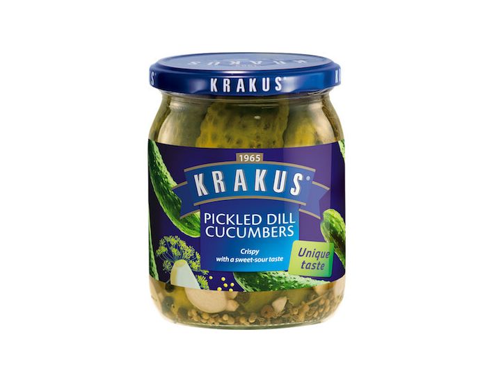 KRAK CUCUMBERS IN DILL 12X490G