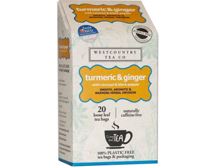 TIME OUT TURMERIC & GINGER TEA  6X 20 BAGS